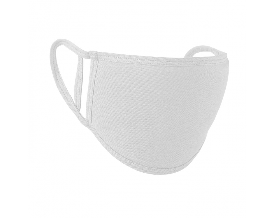 Mascherina Cotone Antimicrobica Bianco