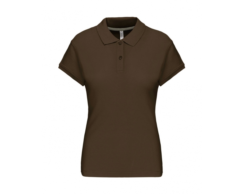 Polo Donna Top Kaki Scuro