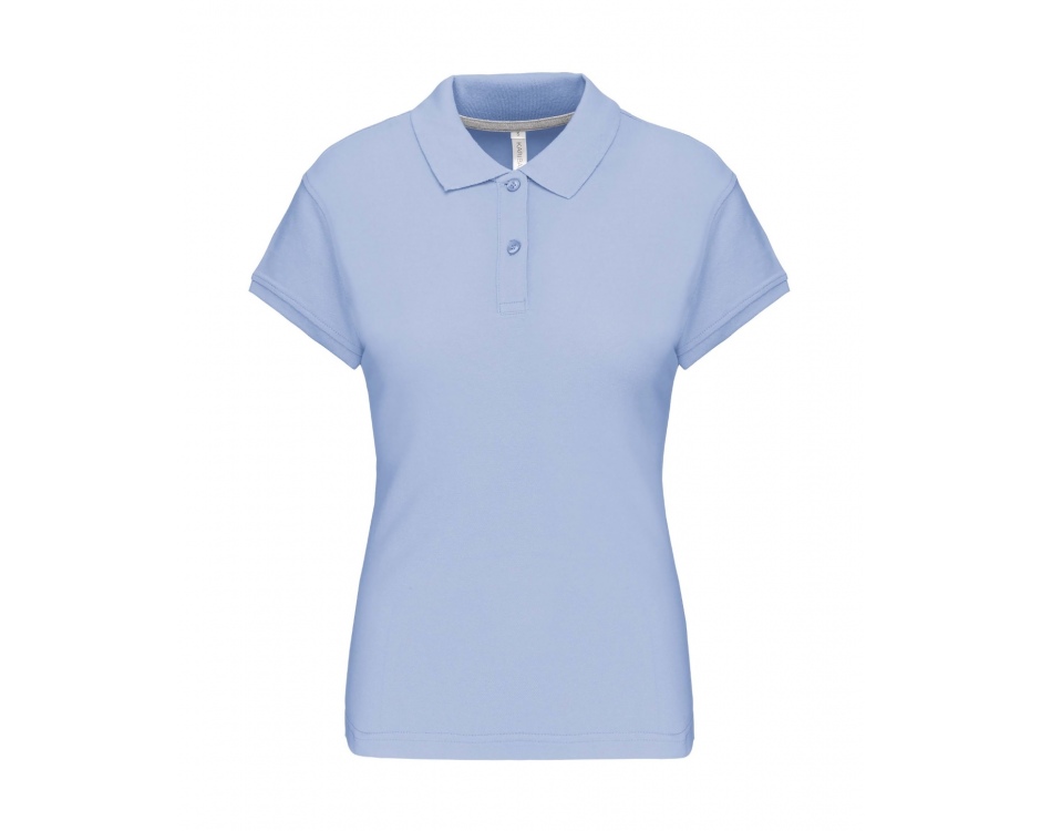 Polo Donna Top Celeste