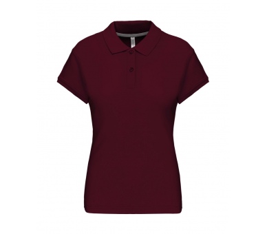 Polo Donna Top Bordeaux