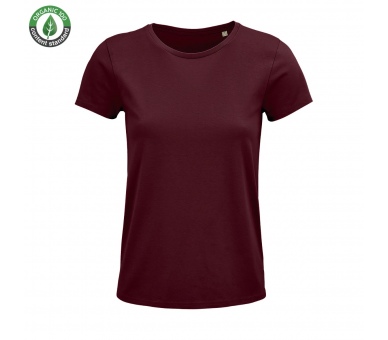 T-Shirt Donna Bio Bordeaux