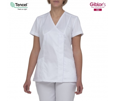 Casacca Donna Giuliana Tencel Bianco