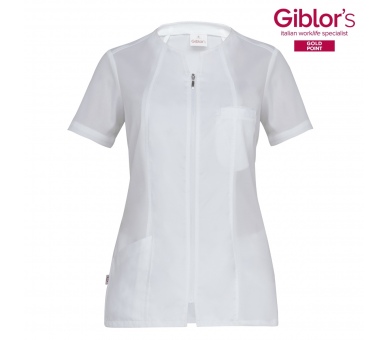 Casacca Donna Nicole Microfibra+Mesh Bianco