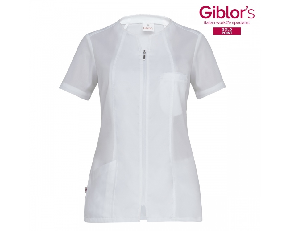 Casacca Donna Nicole Microfibra+Mesh Bianco