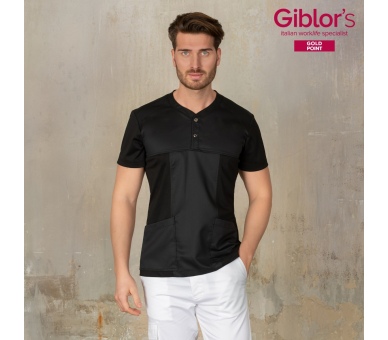 Casacca Uomo Connor Tencel+Mesh Nero