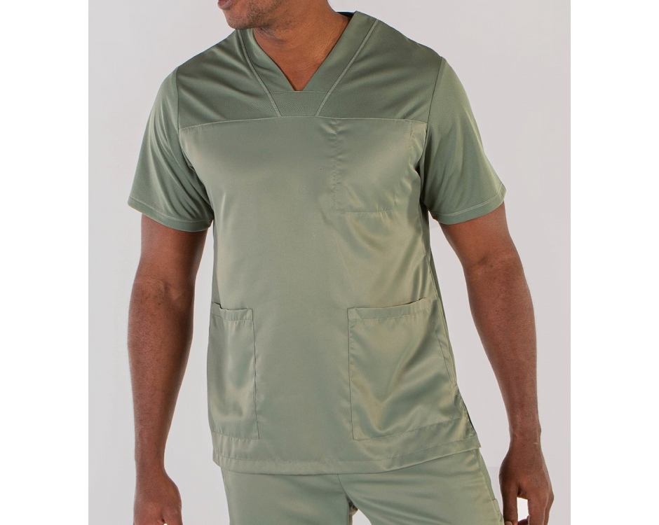 Casacca Uomo a V Microfibra Manopesca Kaki Casacca Uomo a V Microfibra Manopesca Kaki
