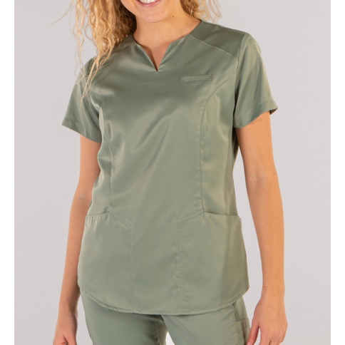 Casacca Donna a V Microfibra Manopesca Kaki Casacca Donna a V Microfibra Manopesca Kaki