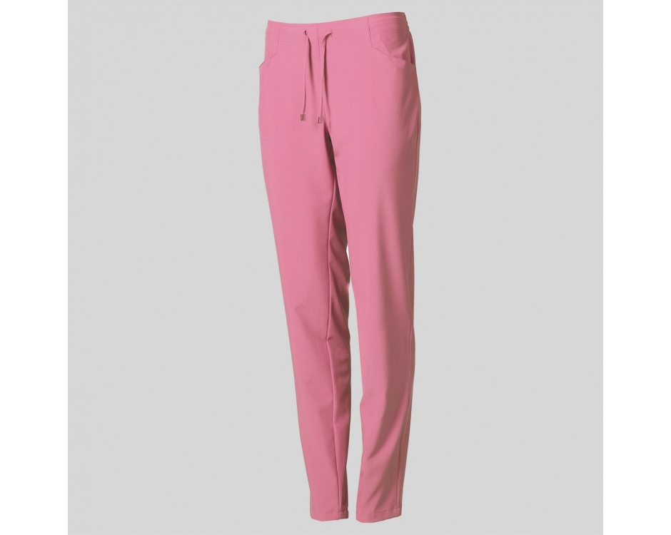 Pantalone Donna Microfibra Stretch Rosa