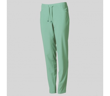 Pantalone Donna Microfibra Stretch Verde Acqua