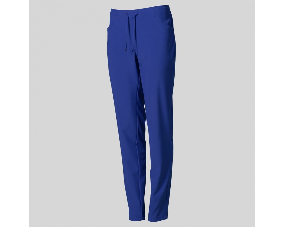 Pantalone Donna Microfibra Stretch Bluette