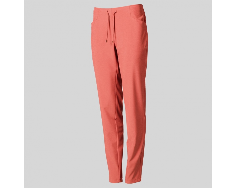 Pantalone Donna Microfibra Stretch Corallo