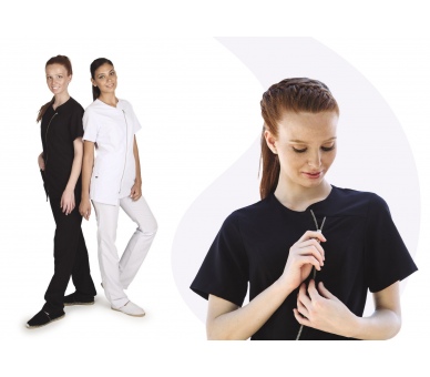 Casacca Donna Microfibra Elba Nero