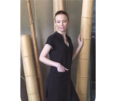 Casacca Donna Microfibra Stretch Madeira Nero