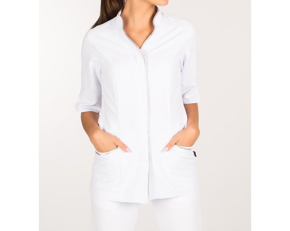 Casacca Donna Microfibra Cuba Bianco