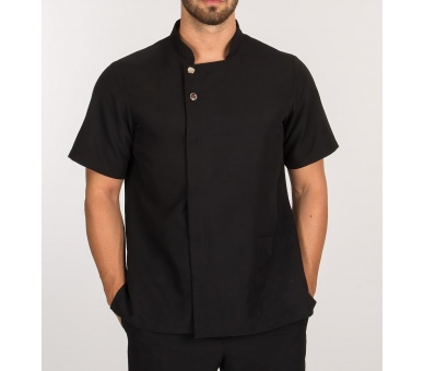 Casacca Uomo Microfibra Milos Nero