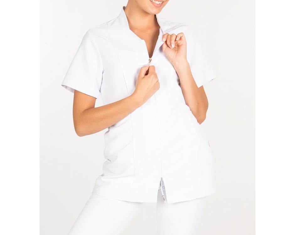 Casacca Donna Microfibra Minorca Bianco