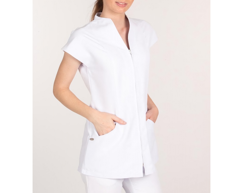 Casacca Donna Microfibra Minorca Bianco
