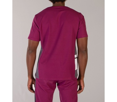 Casacca a V Uomo Microfibra Stretch Malva