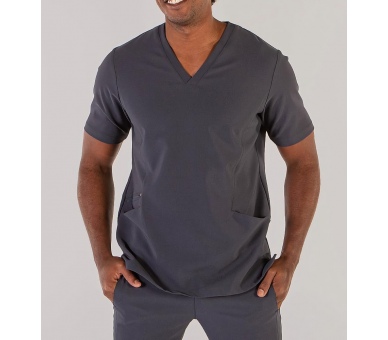 Casacca a V Uomo Extrafiber Stretch Grigio