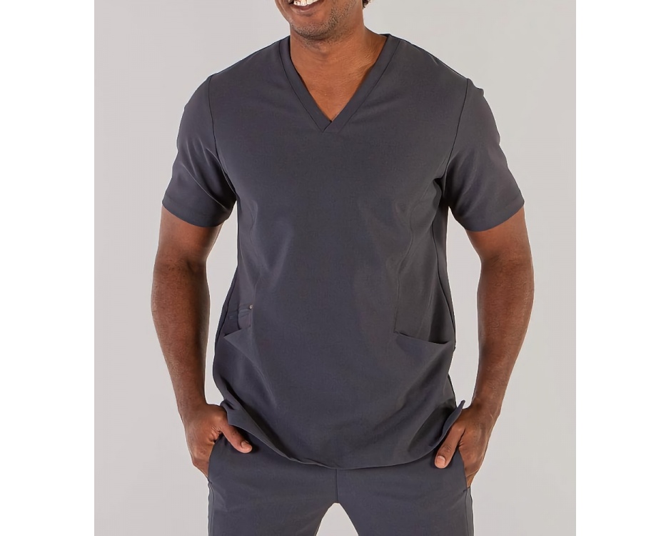 Casacca a V Uomo Extrafiber Stretch Grigio