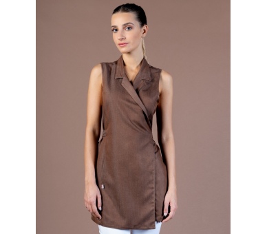 Scamiciato Donna Allegra Jeans Marrone