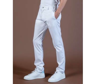 Pantalone Unisex Jackie Tencel Bianco