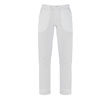 Pantaloni Cameron Cotone Bianco
