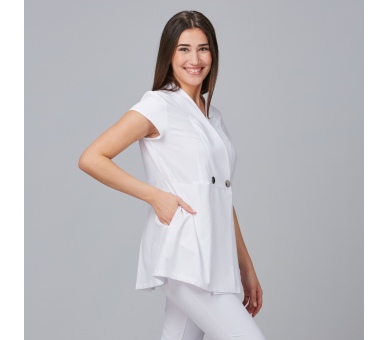 Casacca Donna Giglio Microfibra Stretch Bianco