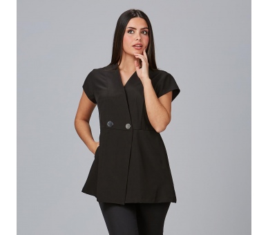 Casacca Donna Giglio Microfibra Stretch Nero