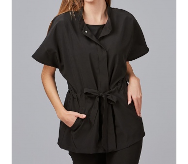 Casacca Donna Magnolia Microfibra Stretch Nero
