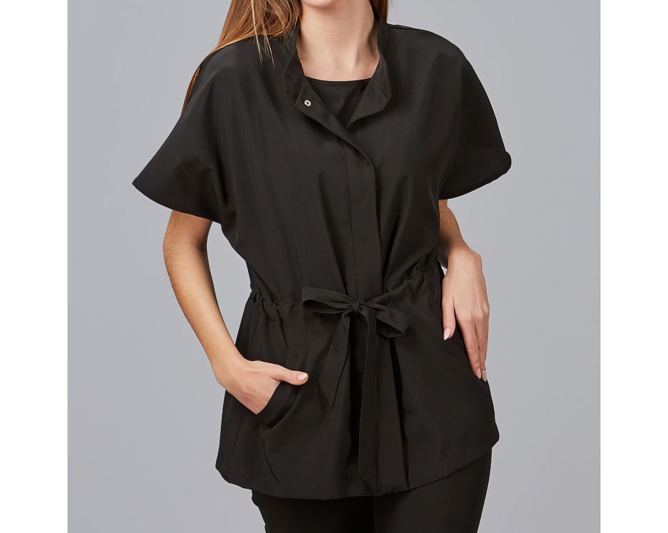 Casacca Donna Magnolia Microfibra Stretch Nero