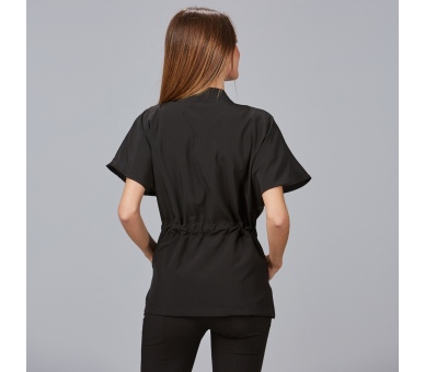 Casacca Donna Magnolia Microfibra Stretch Nero