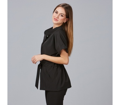 Casacca Donna Magnolia Microfibra Stretch Nero