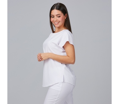 Casacca Donna Edera Microfibra Stretch Bianco