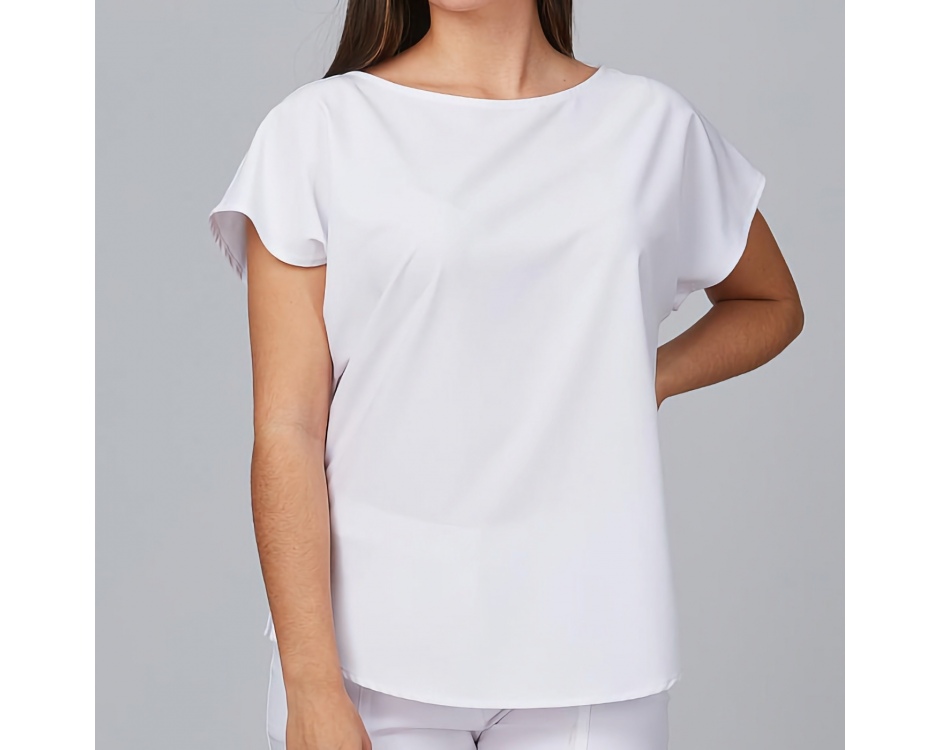 Casacca Donna Edera Microfibra Stretch Bianco