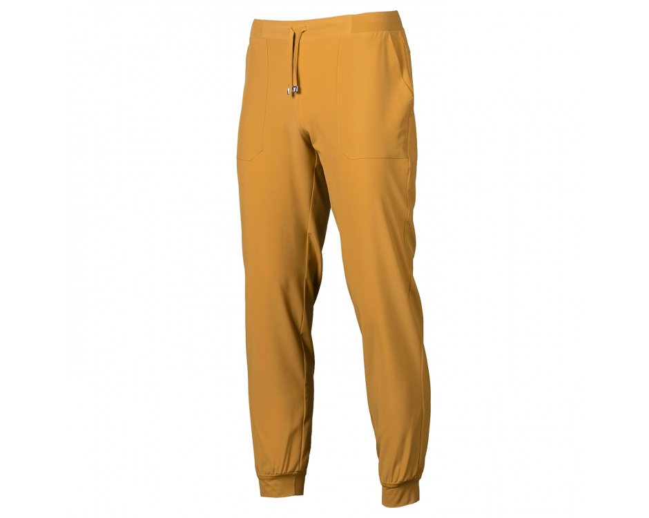 Pantalone Unisex Jogger Microfibra Stretch Ocra