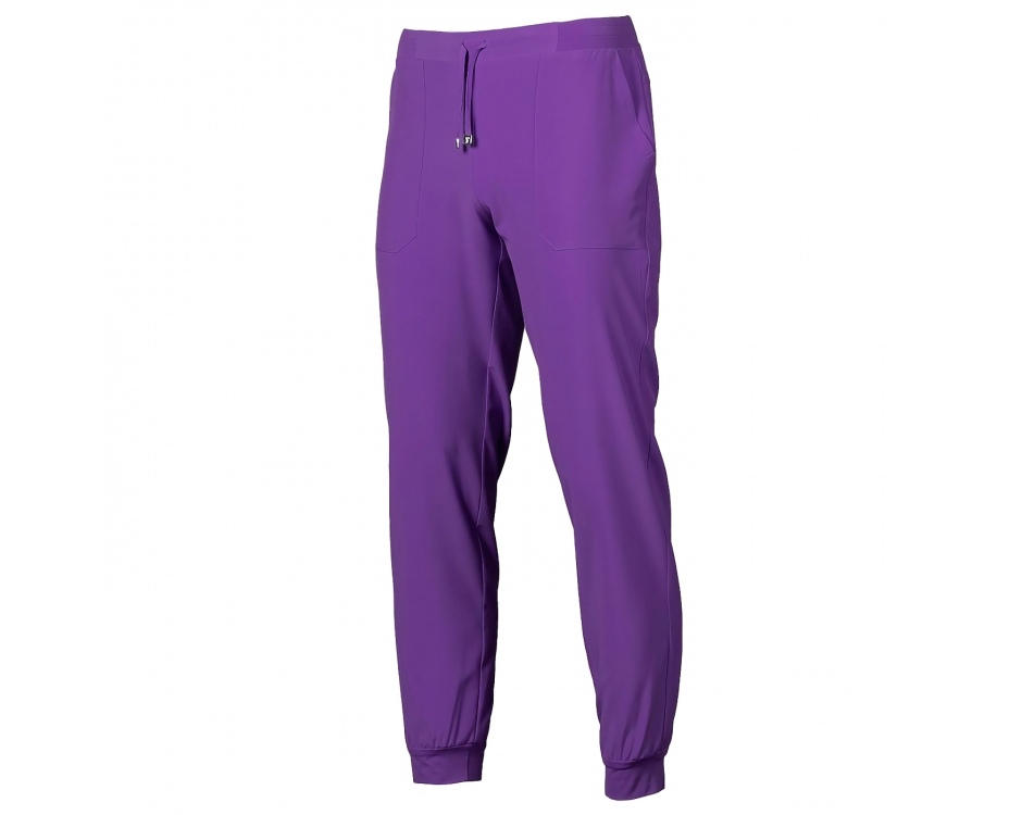 Pantalone Unisex Jogger Microfibra Stretch Viola