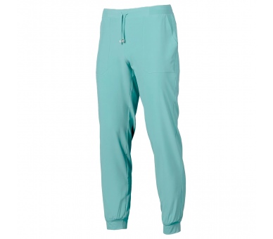 Pantalone Unisex Jogger Microfibra Stretch Verde Acqua