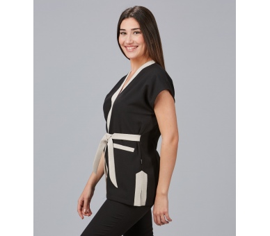 Casacca Donna Loto X.Linen Nero Casacca Donna Loto X.Linen Nero