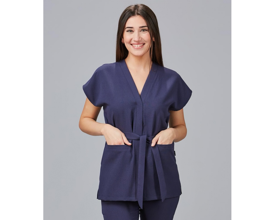 Casacca Donna Loto X.Linen Blu Casacca Donna Loto X.Linen Blu