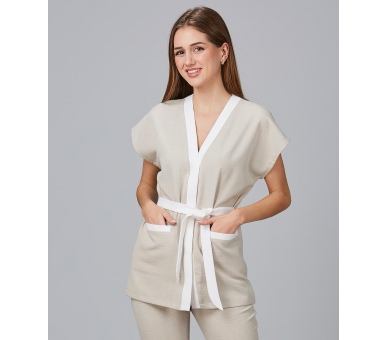Casacca Donna Loto X.Linen Beige Casacca Donna Loto X.Linen Beige
