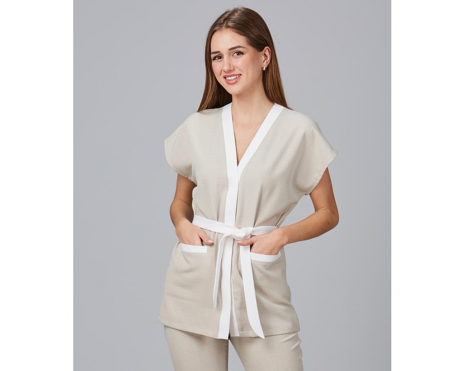 Casacca Donna Loto X.Linen Beige Casacca Donna Loto X.Linen Beige
