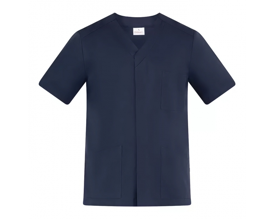 Casacca a V Franco Blu