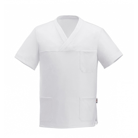 Casacca a V Sorona Bianco